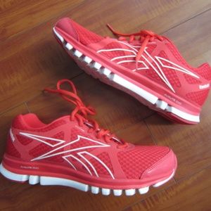 NEW NWT Reebok red athletic shoes running 8.5